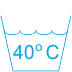 prać w temperaturze 40 stopni C