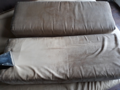 ALTOP - poduszki w trakcie czyszczenia